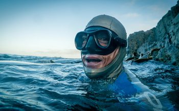 Freediver William Trubridge steekt kanaal over «als een dolfijn»