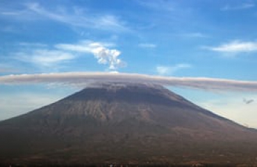Luchthaven Bali dicht vanwege vulkaan