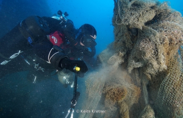 Ghost Diving ruimt netten bij Lampedusa