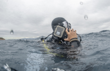 Seatouch onderwaterhuis: alle functies van je smartphone (onder water) bedienbaar