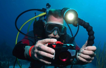 Verslingerd aan onderwaterfotografie