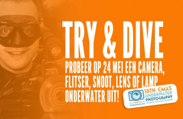 Try & Dive: probeer gratis een camera, flitser, snoot, lens of lamp onder water uit!