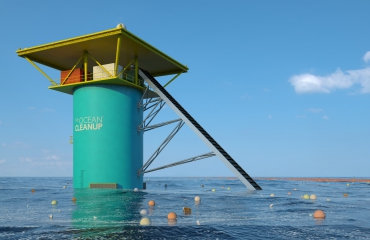 Stukje Noordzee toegewezen voor test door The Ocean Cleanup