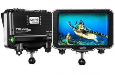 Foto- en filmnieuws: monitor, onderwaterhuis en foto-/videolamp